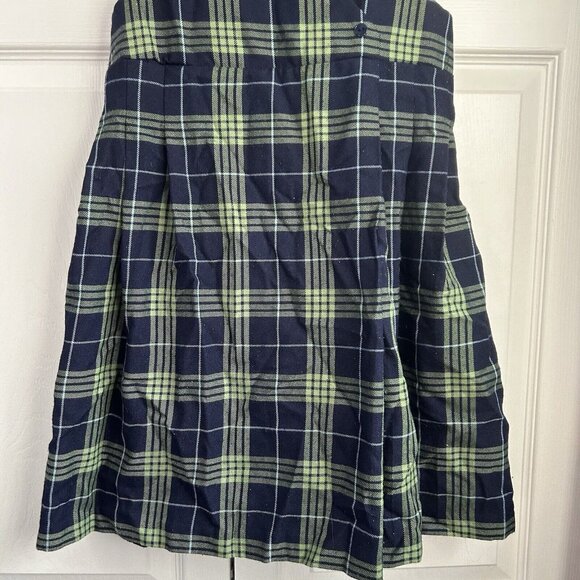 Talbots Kids 6 Vtg Girls Plaid Dress Watchplaid Check Acadamia Preppy Money - Picture 4 of 7